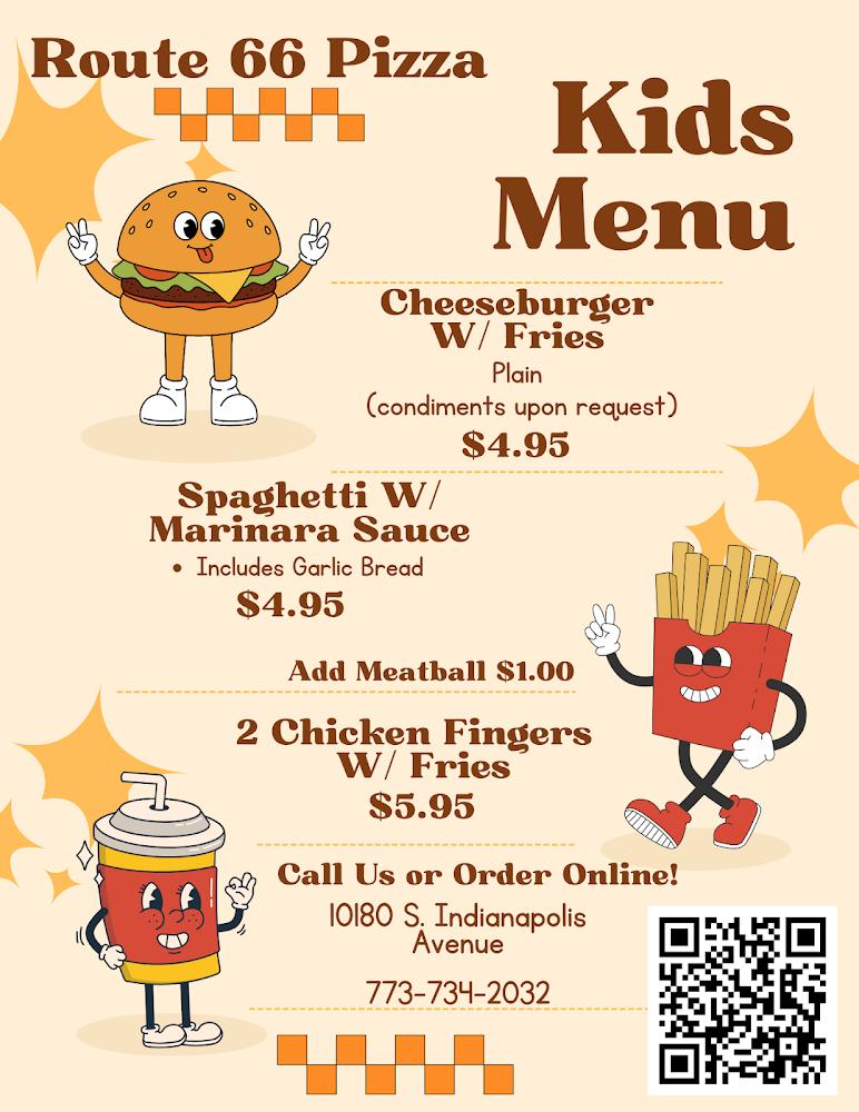 Route 66 Pizza Menu image 3